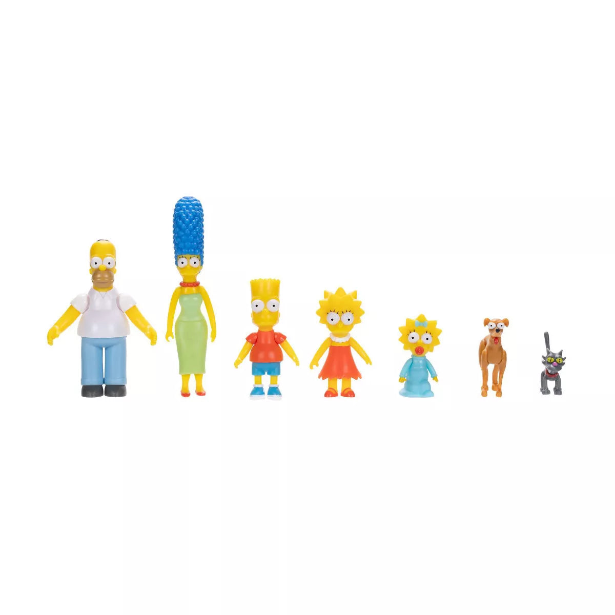 The Simpsons Family Multipack of 7 Action Figures 2 1/2" Scale
