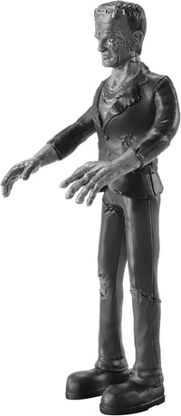 Bendable black and white Frankenstein figure with stitched details from The Noble Collection in standing pose