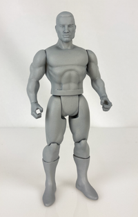Boss Fight Studio Llc Power Stars 5-inch blank muscular male action figure with articulated joints on white background