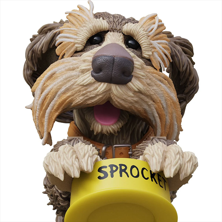 Fraggle Rock Sprocket Action Figure | 6" scale | Boss Fight Studio image 3
