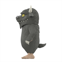Where the Wild Things Are Bull monster action figure in gray fur with yellow eyes by Super7 side profile view