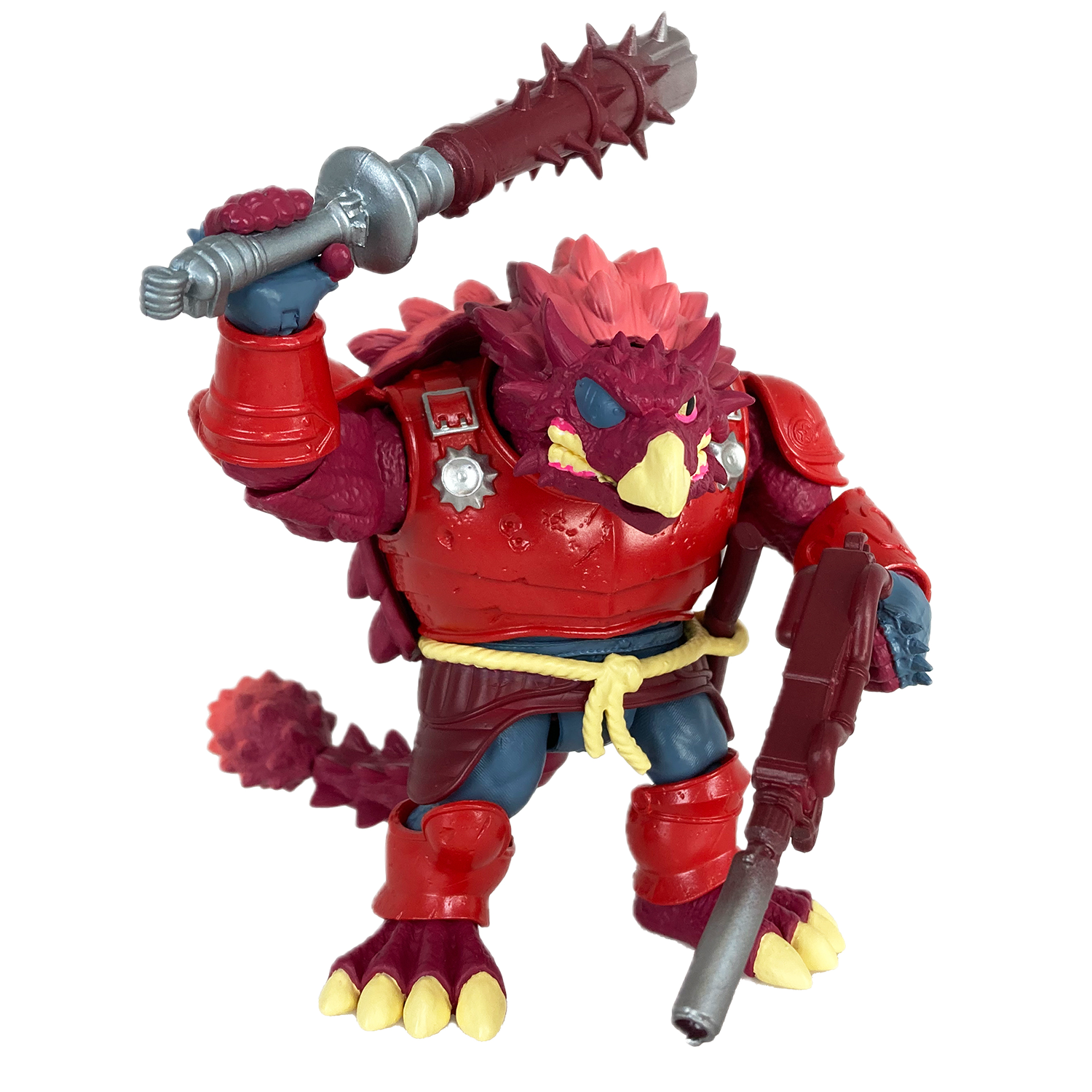Saurozoic Warriors Dinosaur "Highland Tribe" Action Figure 1:12 Scale 6" BUNDLE of 3 with armor and weapons by Boss Fight Studio Llc