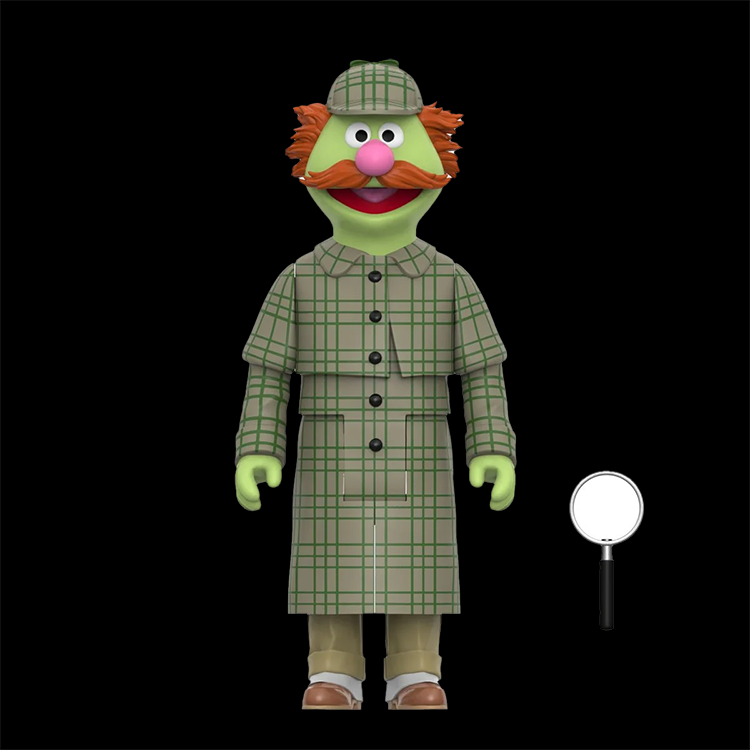 🍪 Sherlock Hemlock Sesame Street Action Figure 3 3/4 Super 7 image 1