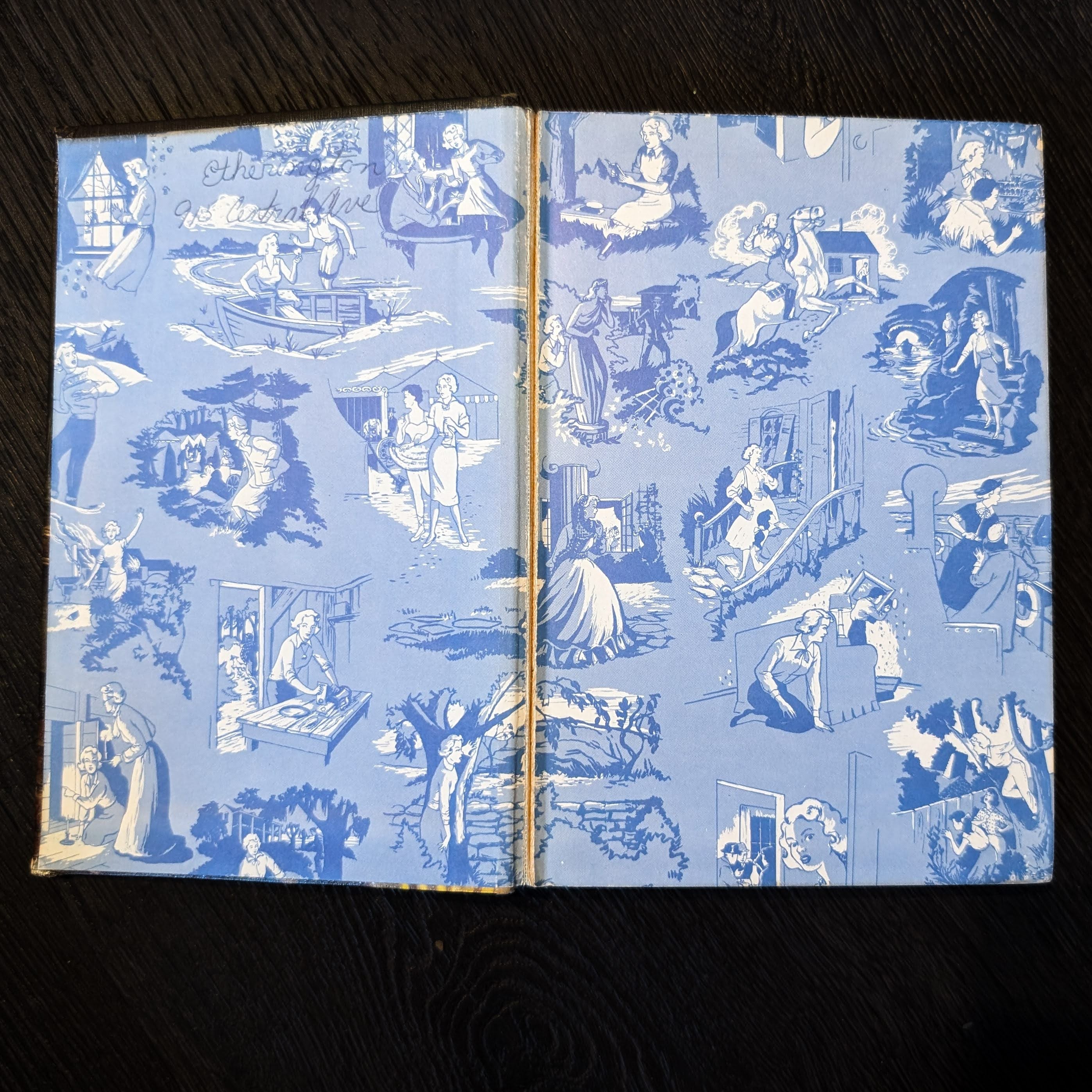 19 The Quest of the Missing Map🔍Nancy Drew Mystery Books -1942 (BLUE) image 1
