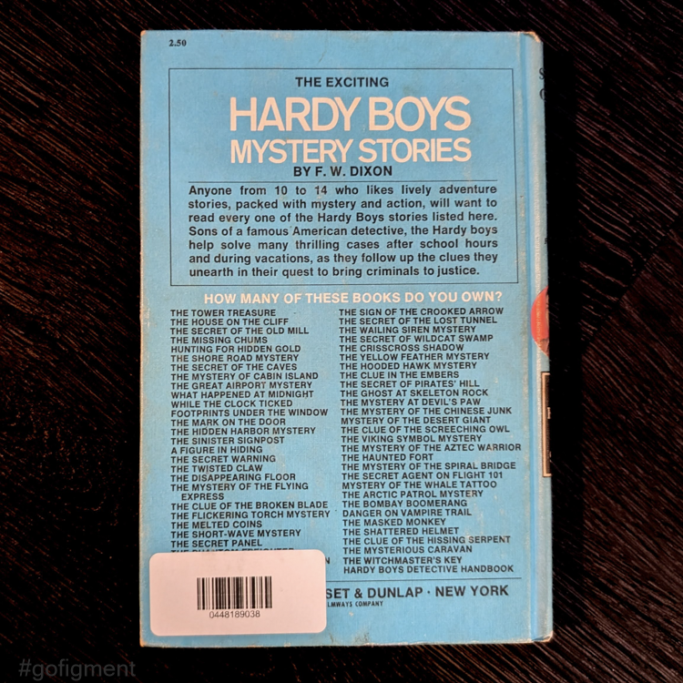 03 The Secret of the Old Mill (1962-YN): 🕵🏻Vintage Hardy Boys Book Blue-Ba image 2