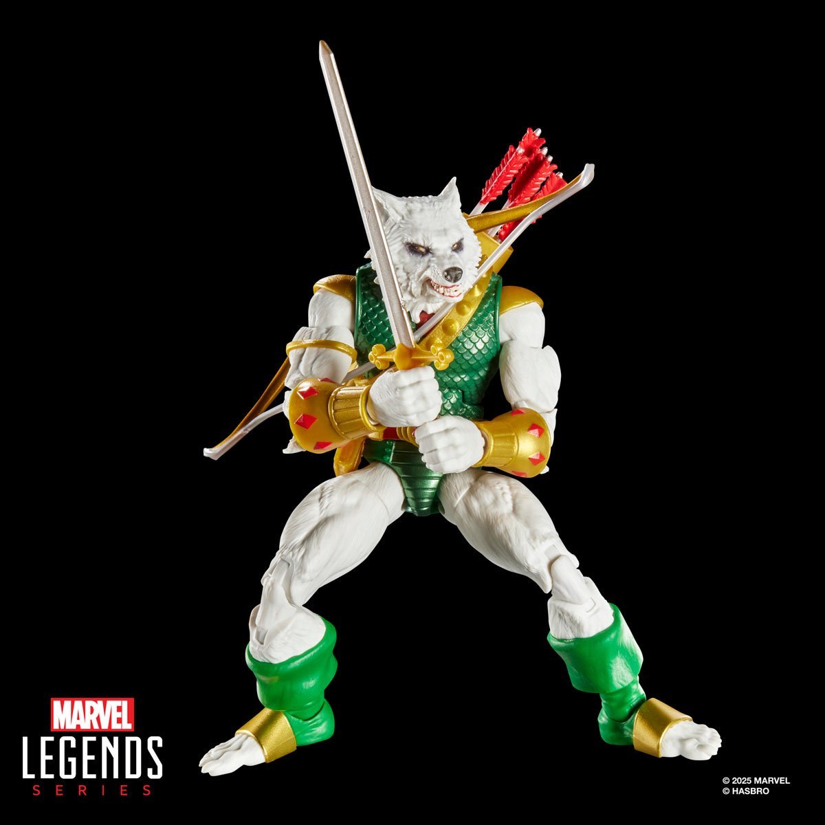 Spider-Man Marvel Legends Magic: The Gathering Man-Wolf 6-Inch Action Figure with Card