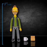 Jakks Pacific Lenny Leonard 5 inch action figure with bag and mug accessories from The Simpsons Wave 3 collection