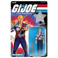 G.I. Joe Duke (America's 250th Anniversary) 3 3/4-Inch ReAction+ Figure by Super7 new in box with rifle accessory and star emblem detail