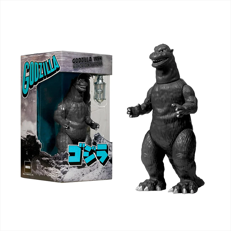 Godzilla 54 Silver with Oxygen Bomb 3.75" Super7 Reaction Action Figure NYCC Ex. image 5