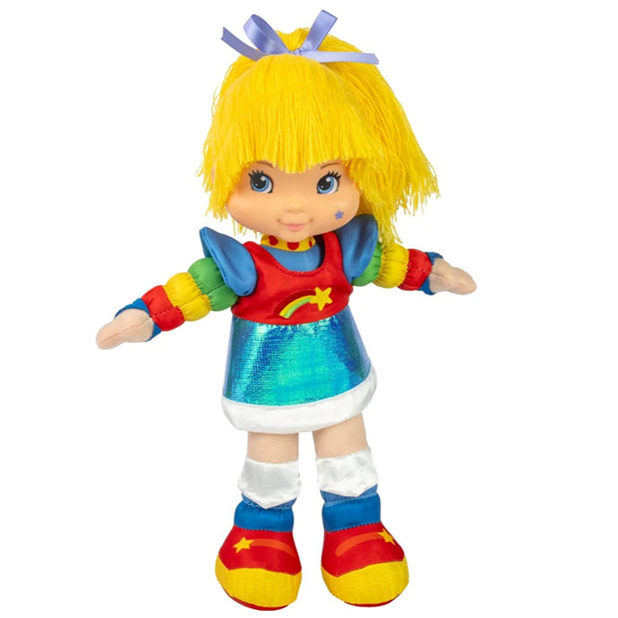 Rainbow Brite 12-inch collectible plush doll in colorful outfit with yellow yarn hair by The Loyal Subjects