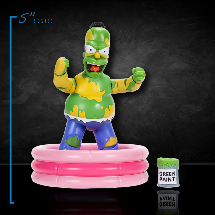 Furious Homer Premium Action Figure | The Simpsons | 5in Scale image 1
