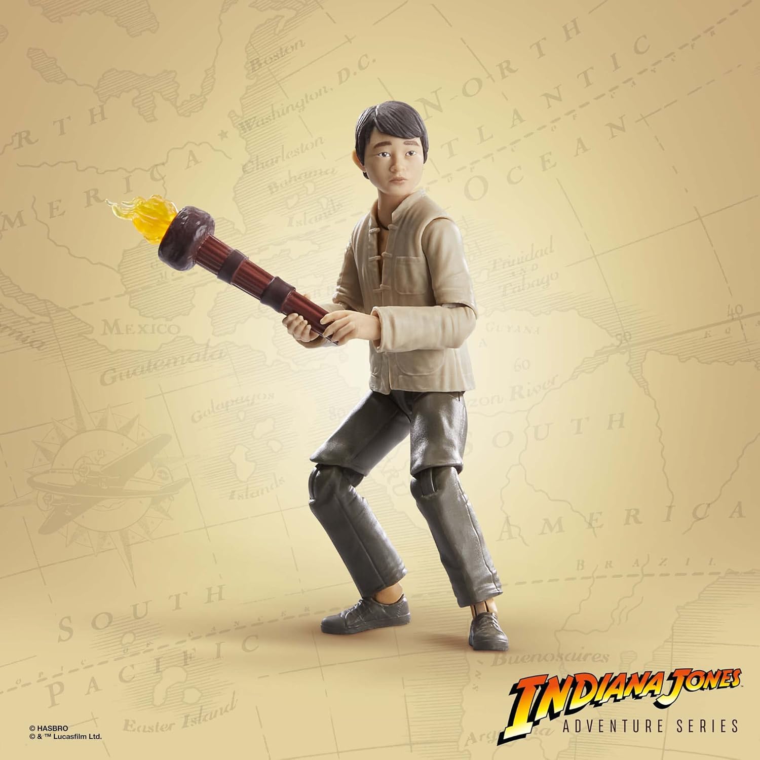 Short Round🐍Indiana Jones Adventure Series Action Figure1/12 Scale image 4