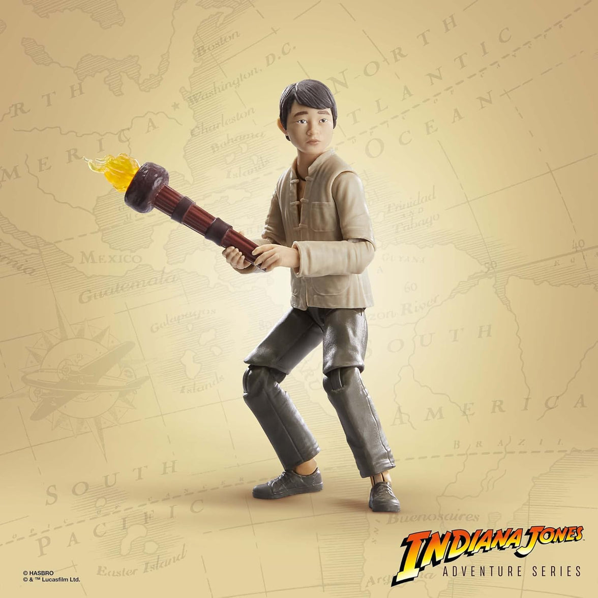 Short Round🐍Indiana Jones Adventure Series Action Figure1/12 Scale image 4