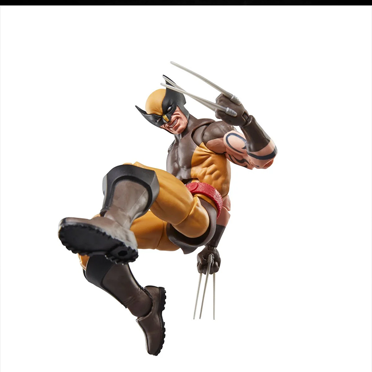 Wolverine Daken action figure by Hasbro in dynamic pose with claws extended and detailed costume design