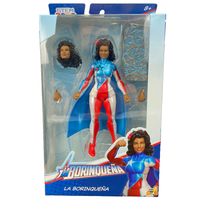 La Borinqueña Action Figure: La Borinqueña - Puerto Rico's First 1:12 Scale Super Hero by Boss Fight Studio Llc new in box