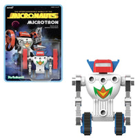 Microtron 3.75-Inch ReAction+ Figure by Super7 robot figure with vintage packaging