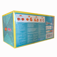 Hatsune Miku Blokees Mojipod Model Kit Diverse Music Festival Case of 6 back packaging with assembly instructions