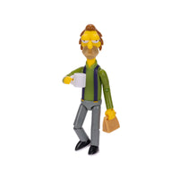 Lenny Leonard 5-inch action figure from Jakks Pacific holding white mug and brown bag from The Simpsons Wave 3 collection