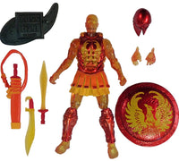 Helios Warrior Vitruvian H.A.C.K.S. Action Figure: Glowing Spartan Champion with weapons and shield 1:18 Scale by Boss Fight Studio Llc