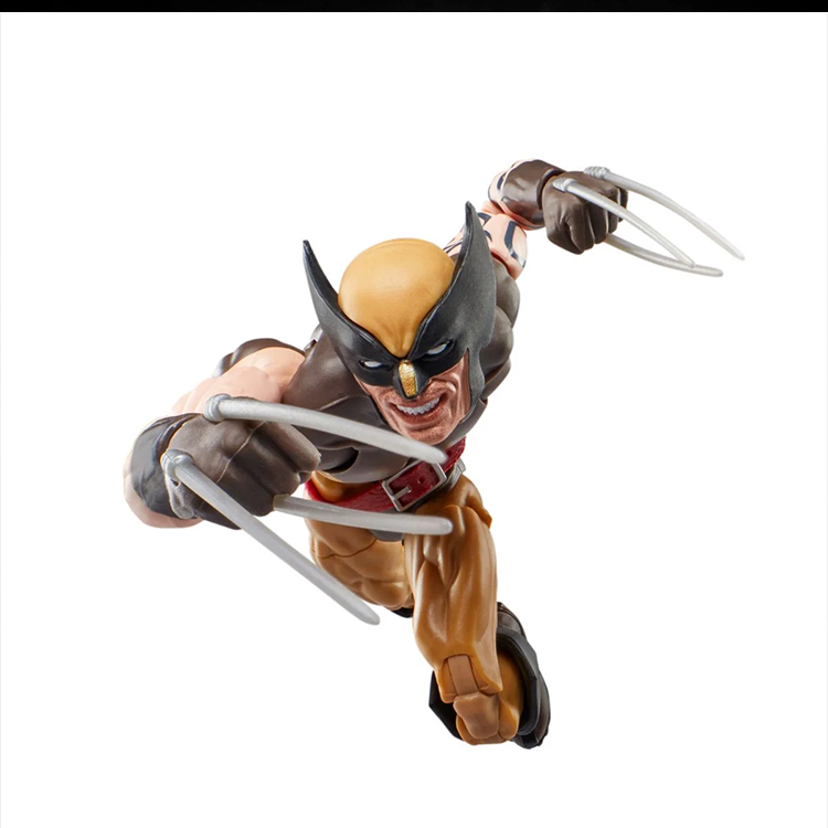 Hasbro Wolverine Daken action figure in dynamic pose with claws extended from Marvel Comics series