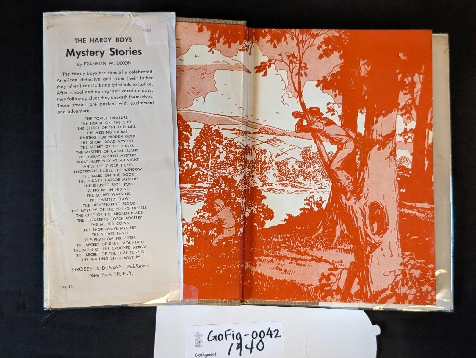 19 Disappearing Floor (1940-Dust): Vintage Hardy Boys Book image 1