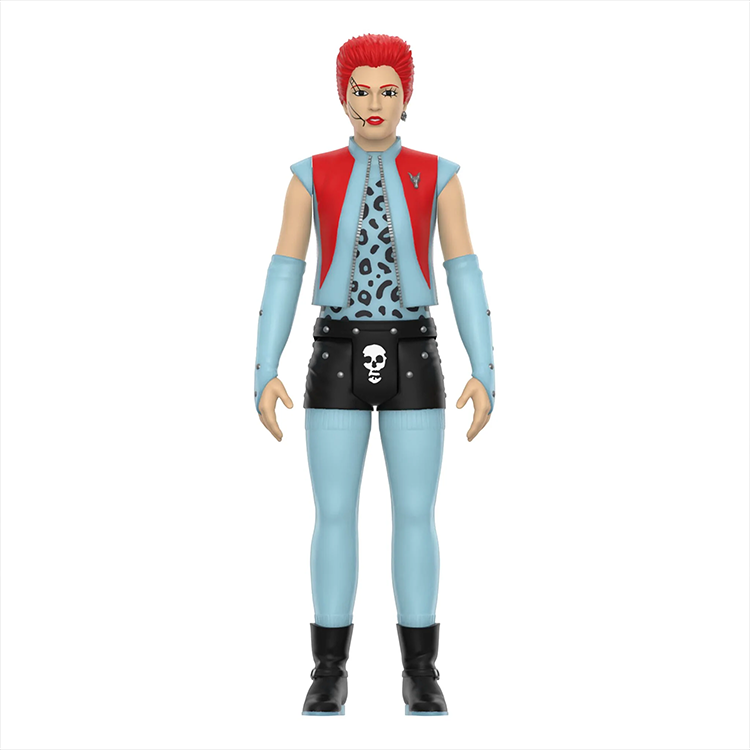 Super7 Trash Monster Glow Return of the Living Dead 1/18 scale action figure with red hair and punk outfit