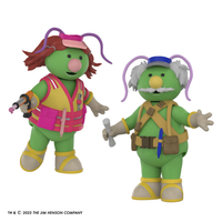 Boss Fight Studio Llc Fraggle Rock Doozer 2-pack with textured green skin, colorful outfits, and detailed accessories on white background