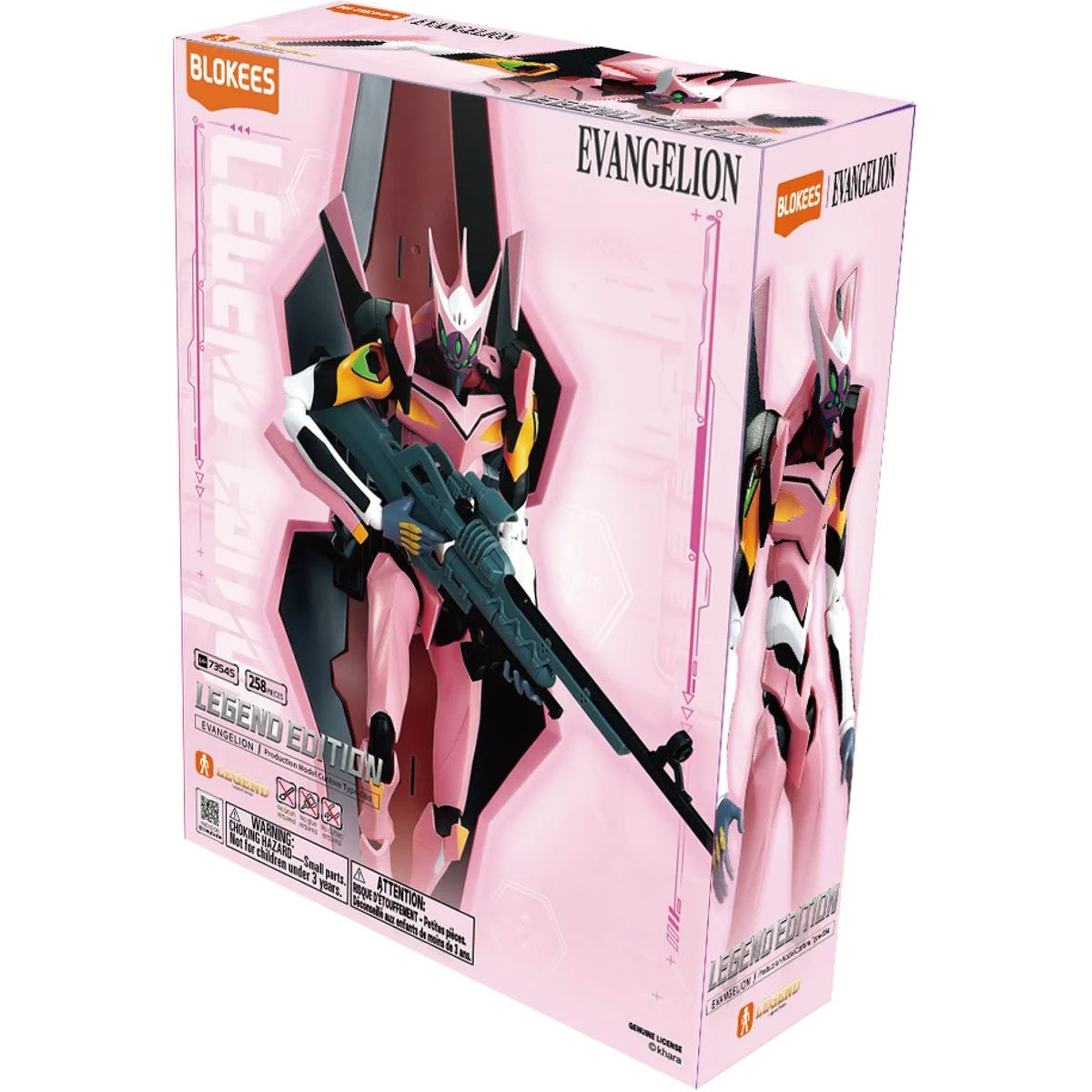 Type-08a 6.5" Blokees Model Kits Neon Genesis Evangelion Legend Edition pink boxed model kit