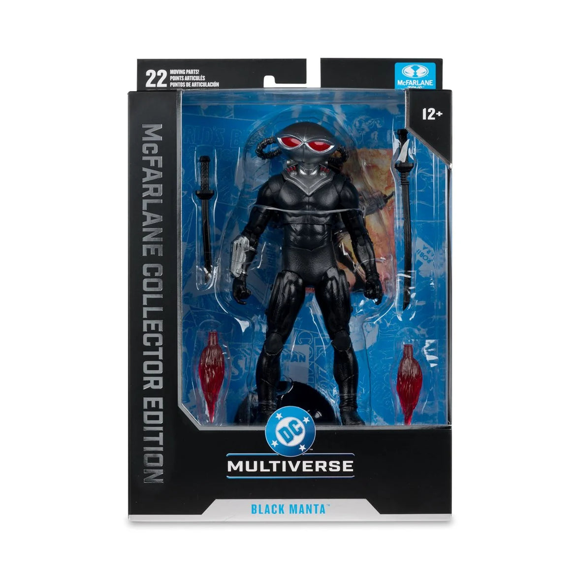 Black Manta 7" McFarlane Action Figure DC Multiverse Wave 16 Collector Edition in package by McFarlane Toys