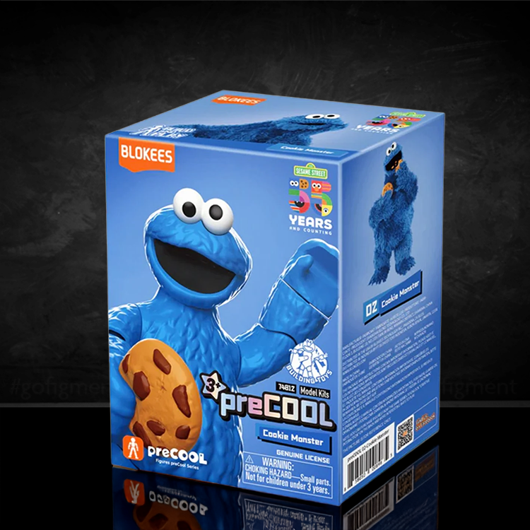 Elmo, Cookie Monster, Big Bird Sesame Street Blokees Mini Models Lot of 3 image 5