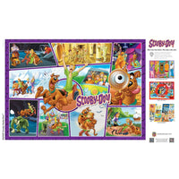 Scooby-Doo! Collage 500 Piece Jigsaw Puzzle by Master Pieces with classic cartoon scenes featuring Scooby and Shaggy