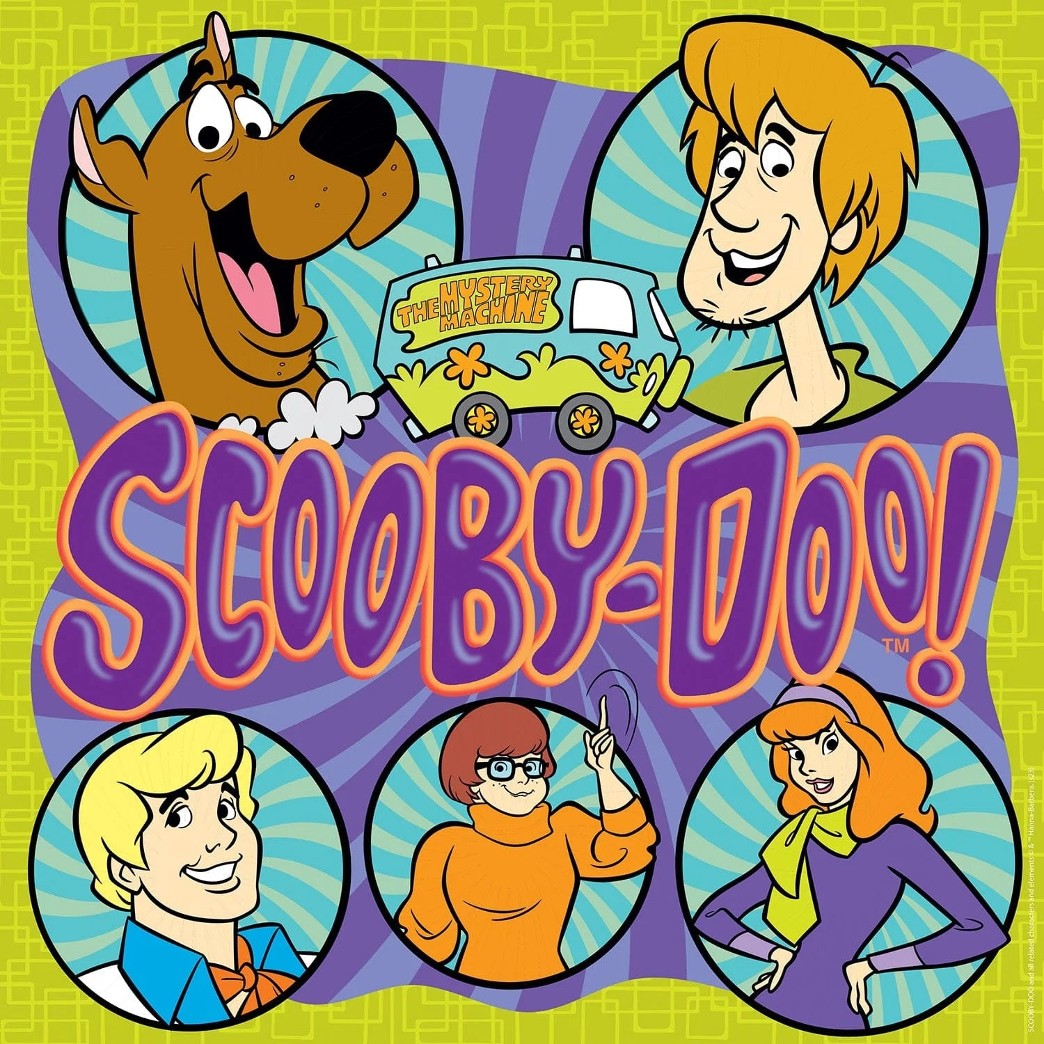 Scooby Doo Jigsaw Puzzle Cube Master Pieces 500 Pieces featuring classic characters and the Mystery Machine by Master Pieces