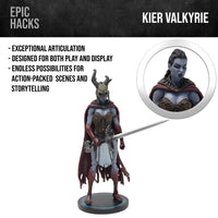 Valkyrie of the Dead - Kier Court of the Dead Action Figure - 1:18 Scale by Boss Fight Studio Llc new in box with detailed armor