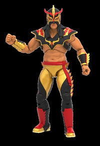 Ultimo Dragon Legends of Lucha Libre Premium 1:12 Scale 6" Action Figure by Boss Fight Studio Llc in dynamic fighting pose