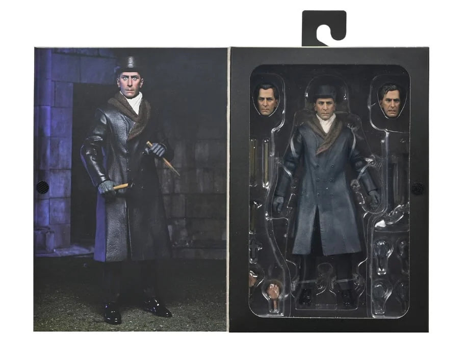 Van Helsing Horror of Dracula Hammer Films Ultimate Action Figure NECA 7” new in box with alternate heads and accessories
