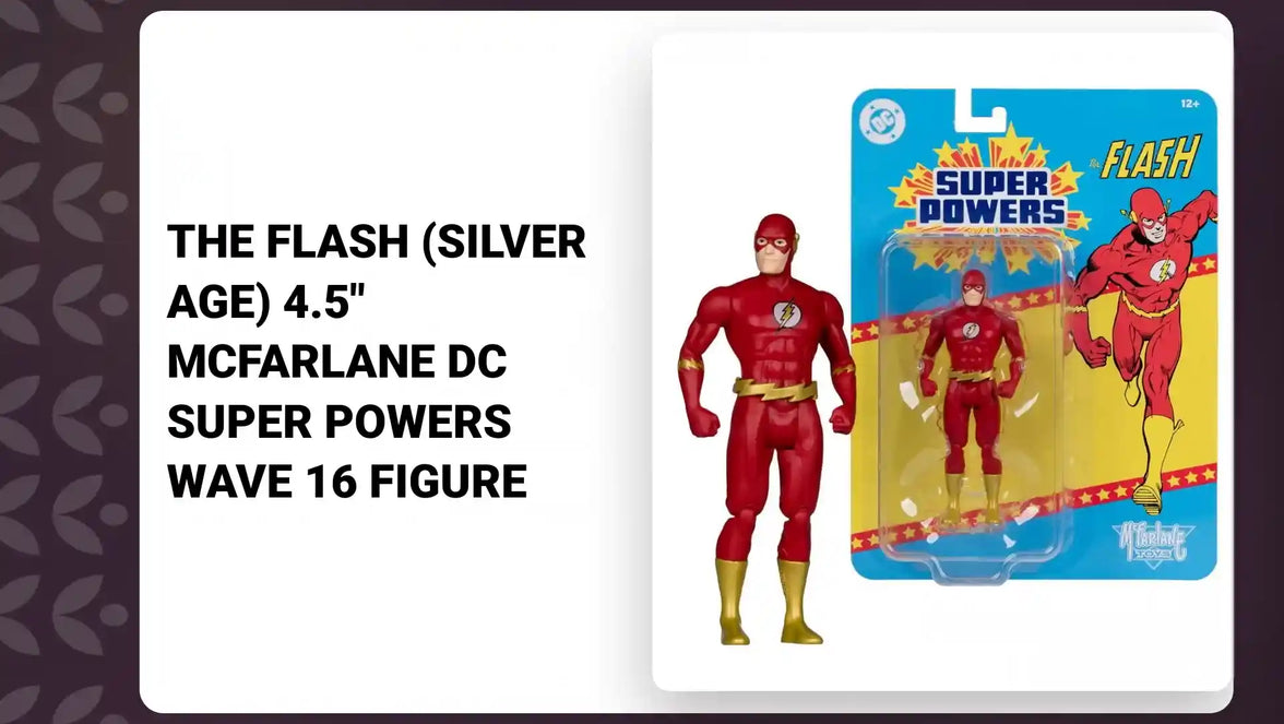 The Flash (Silver Age) 4.5" McFarlane DC Super Powers Wave 16 Figure by@Outfy