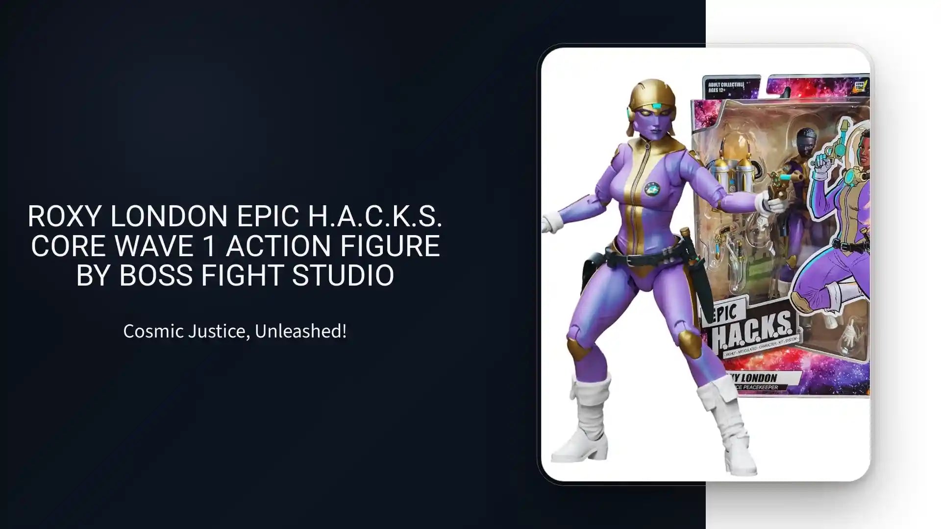 Roxy London Epic H.A.C.K.S. Core Wave 1 Action Figure by Boss Fight Studio by@Outfy