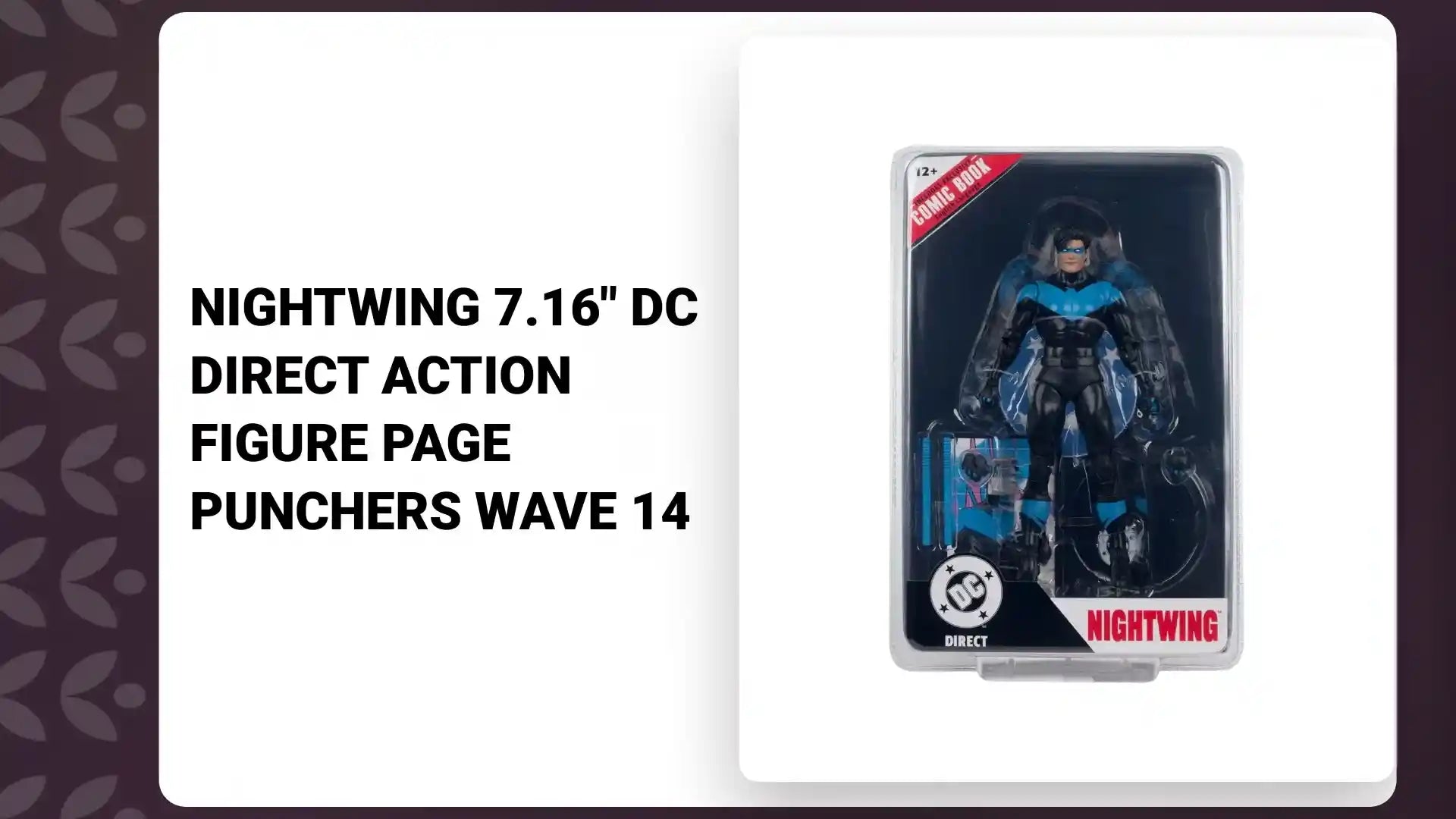 Nightwing 7.16" DC Direct Action Figure Page Punchers Wave 14 by@Outfy