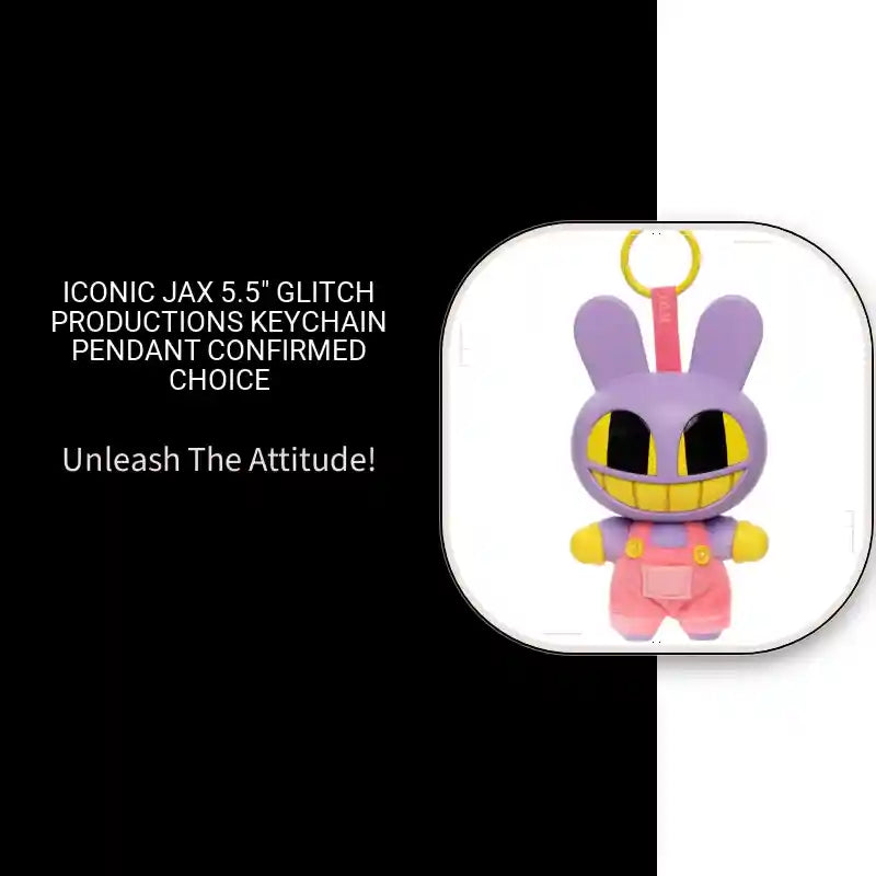 Iconic Jax 5.5" Glitch Productions Keychain Pendant Confirmed Choice by@Outfy