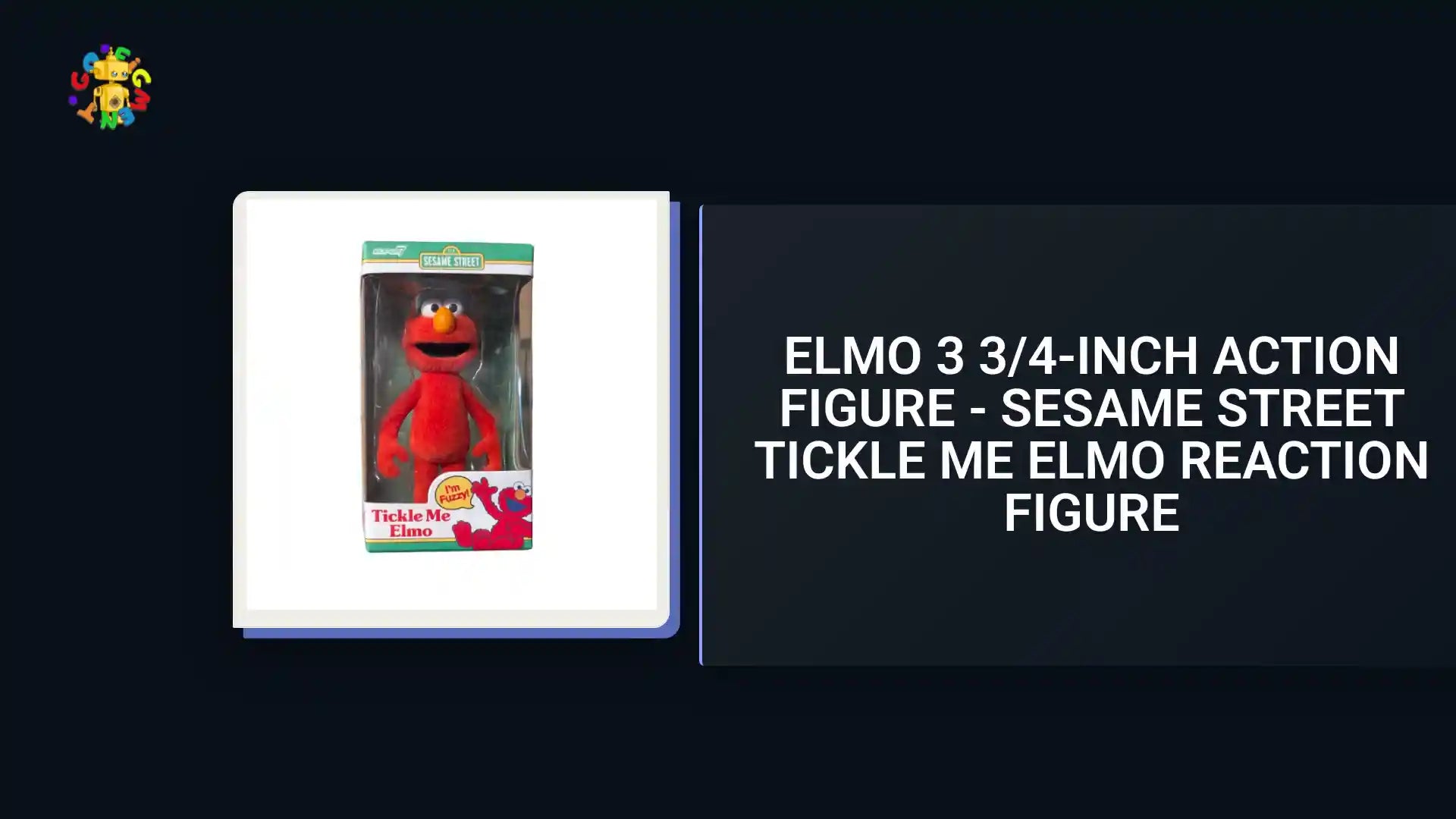 Elmo 3 3/4-Inch Action Figure - Sesame Street Tickle Me Elmo ReAction Figure by@Outfy