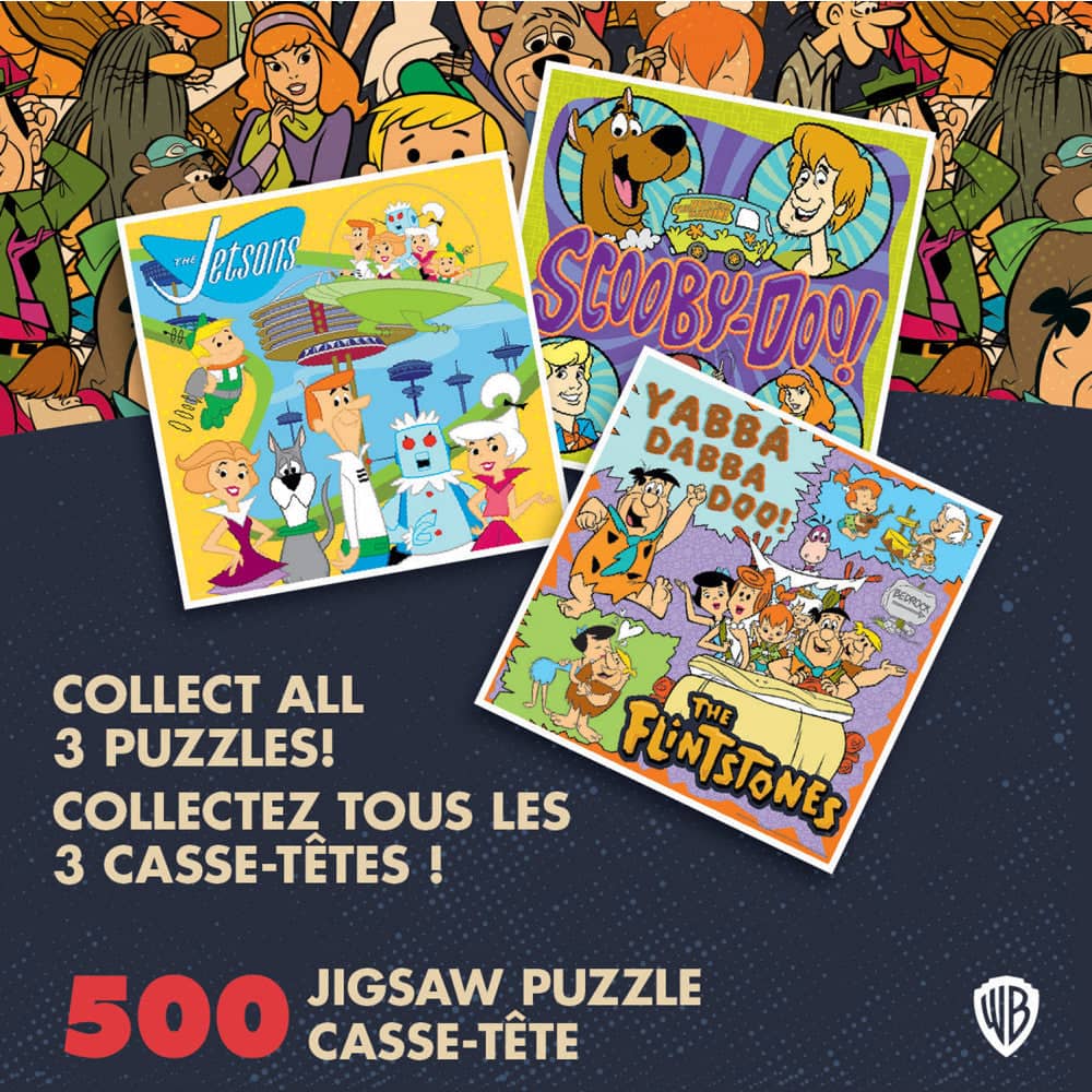 Scooby Doo Jigsaw Puzzle Cube Master Pieces 500 Pieces featuring Scooby Doo characters by Master Pieces collectible puzzle