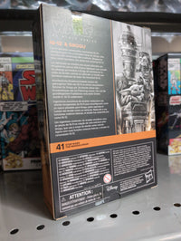 Hasbro Star Wars Black Series IG-12 and Grogu action figure set packaging back with product description and image