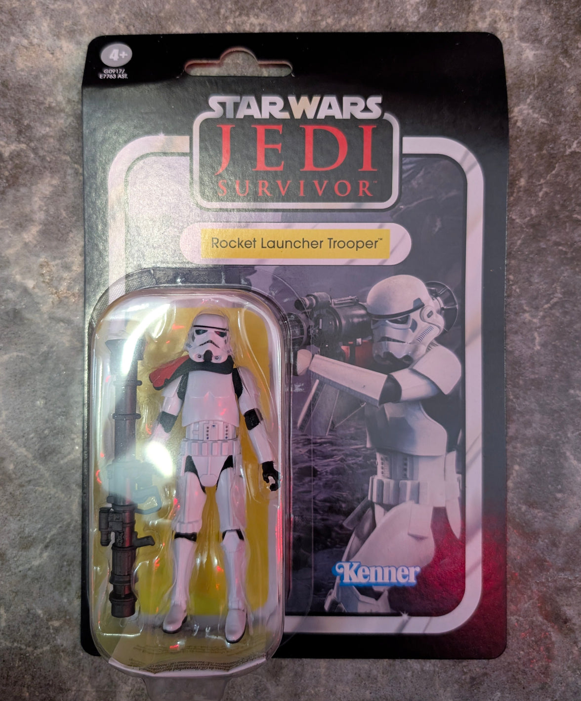Star Wars The Vintage Collection 3 3/4-in Rocket Stormtrooper Action Figure (VC369)Not Mint by Kenner new in box