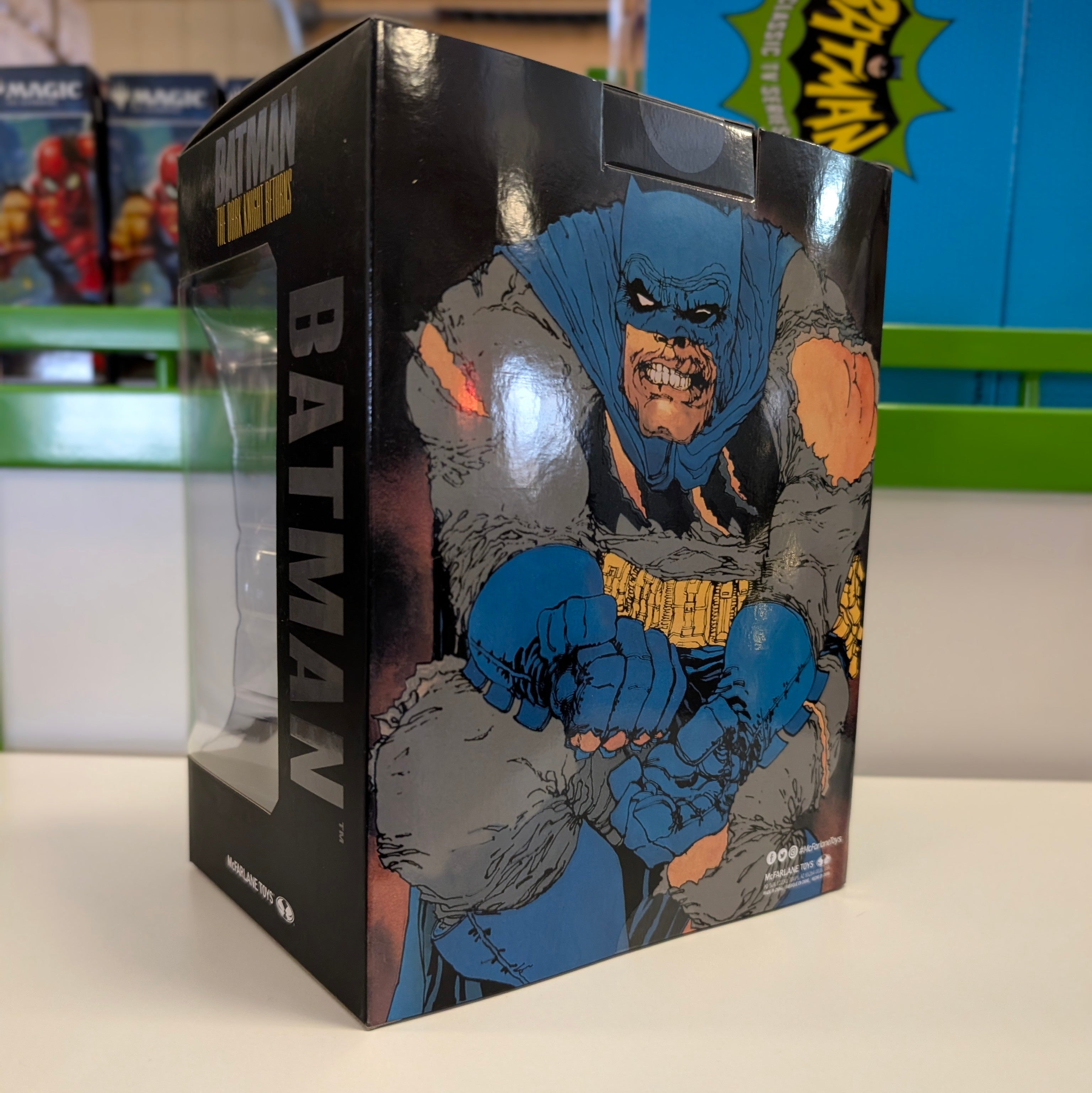 Hasbro DC Direct Prop Replica Wave 3 Batman Dark Knight Returns 1:3 Scale Cowl box with comic art wrap