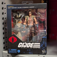 Hasbro G.I. Joe Classified Series Chip "Raptor" Talon and General Ledger 6-inch action figure set in package