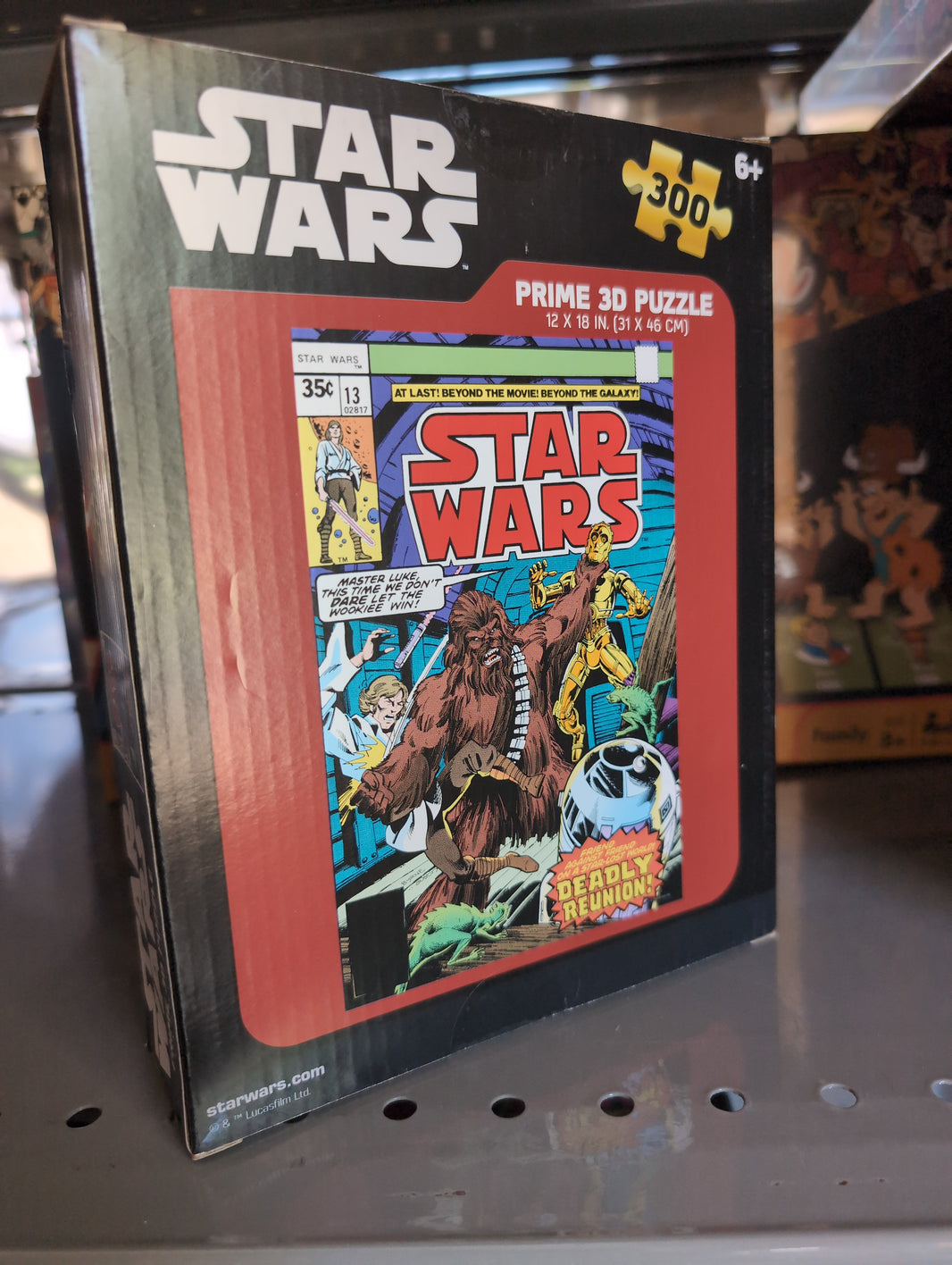 Star Wars 3D Lenticular Effect Puzzle 13 Dragon Lords Prime 3d 300 Pieces with retro comic cover by Prime 3d