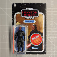 Darth Maul Star Wars Retro Collection Action Figure 1:18 Scale TPM by Kenner in package