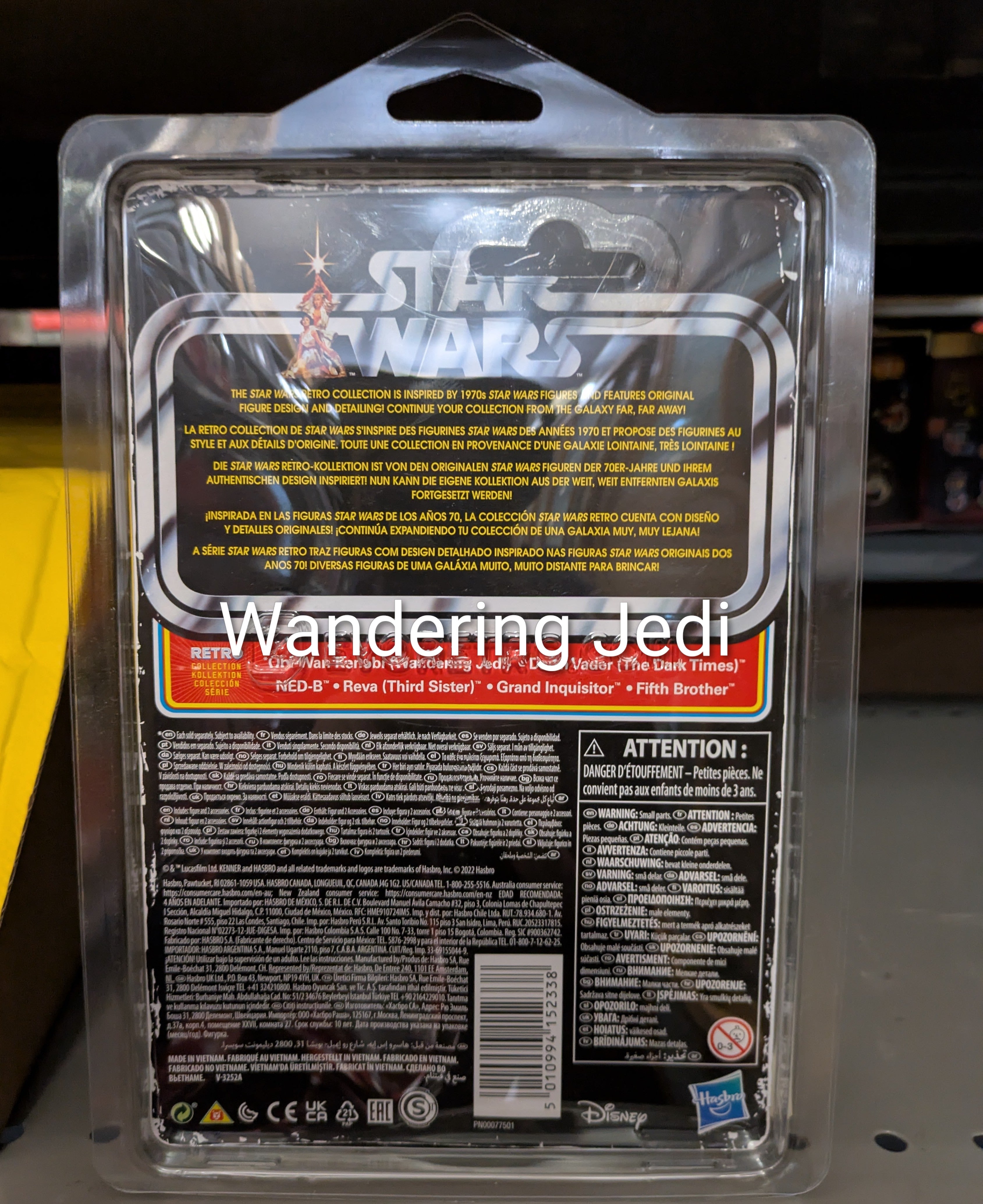 Wandering Jedi Star Wars Retro Collection Action Figure in case Obi-Wan by Kenner new in box 3.75-inch collectible