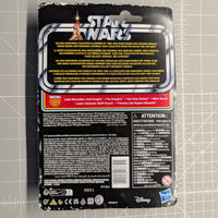 Han Solo (Endor) Star Wars Retro Collection Action Figure In Case by Kenner, back packaging