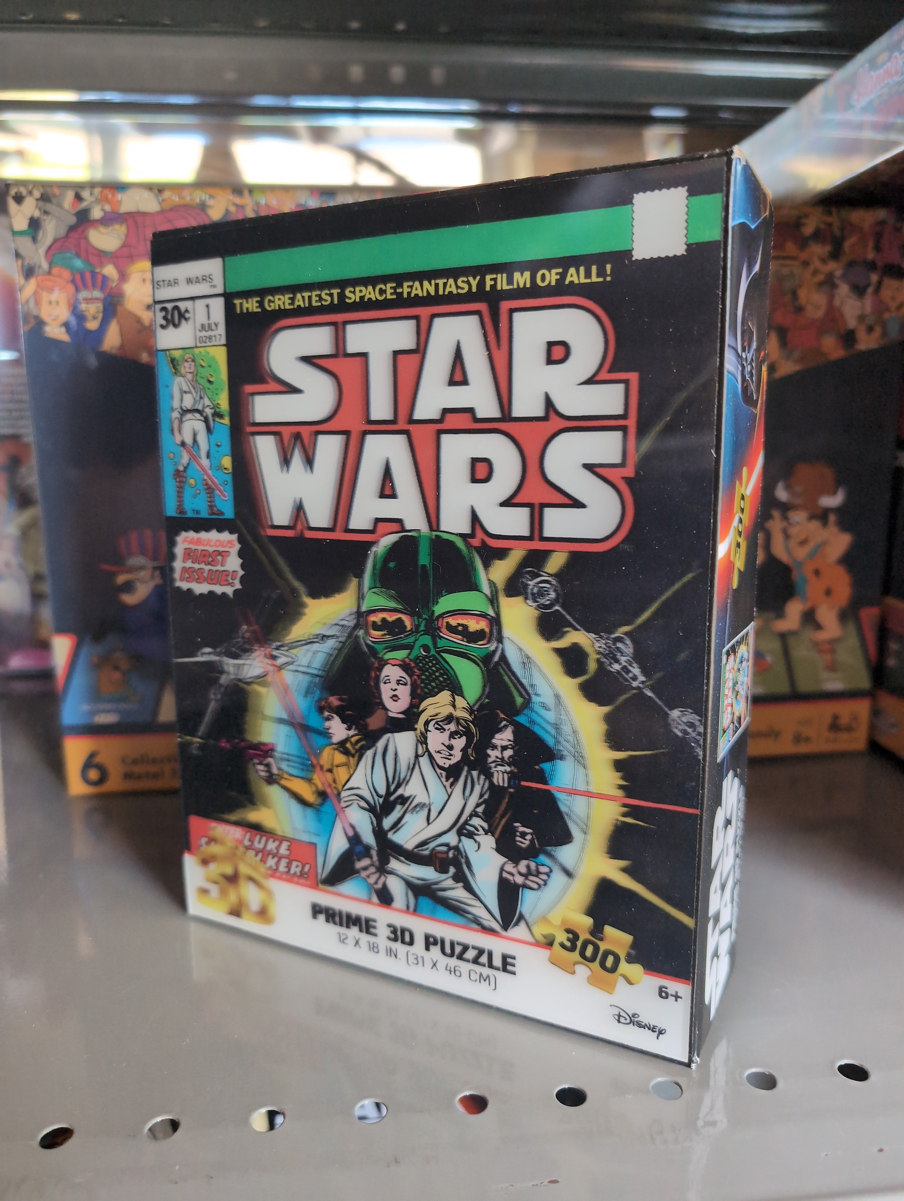 Star Wars 3D Lenticular Effect Puzzle 1 First Issue Prime 3d 300 pieces with classic comic art by Prime 3d